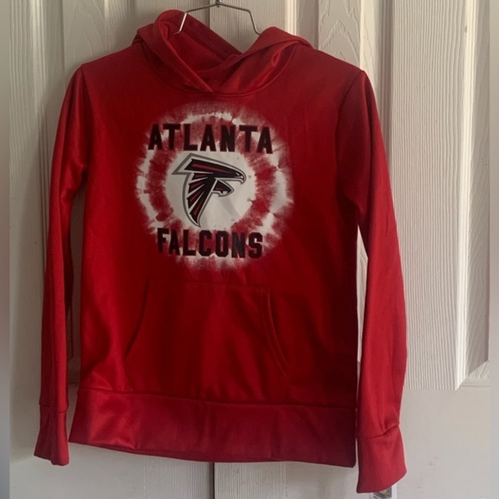 Girls 10/12 Atlanta‎ Flacons NFL Team Apparel red pullover Hoodie NWT